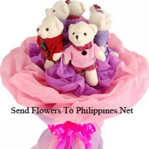 A Beautiful Teddy Bear Bouquet