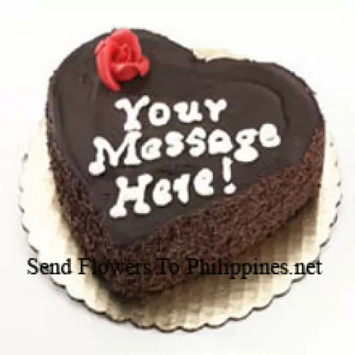 1 Kg (2.2 Lbs) Heart Shaped Black Forest Cake (Please note that cake delivery is only available for Metro Manila Region. Any cake delivery orders outside Metro Manila will be substituted with Chocolate Brownie Cake without cream or the recipient shall be offered a Red Ribbon Voucher enough to buy the same cake)