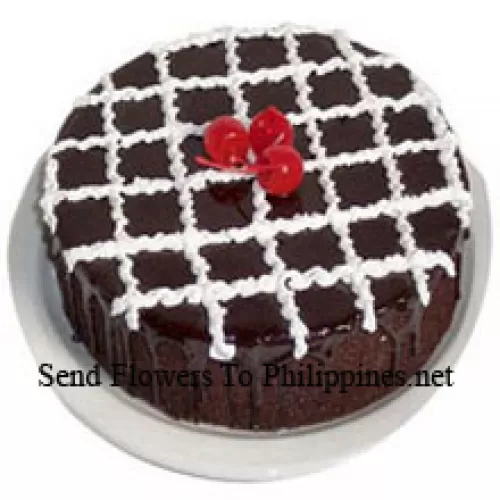 1/2 Kg (1.1 Lbs) Chocolate Cake (Please note that cake delivery is only available for Metro Manila Region. Any cake delivery orders outside Metro Manila will be substituted with Chocolate Brownie Cake without cream or the recipient shall be offered a Red Ribbon Voucher enough to buy the same cake)