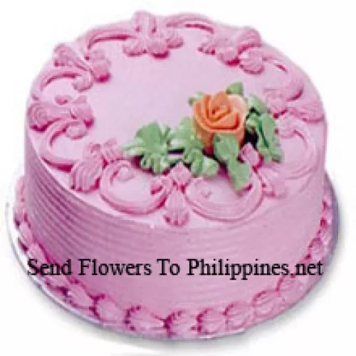 1 Kg (2.2 Lbs) Strawberry Cake (Please note that cake delivery is only available for Metro Manila Region. Any cake delivery orders outside Metro Manila will be substituted with Chocolate Brownie Cake without cream or the recipient shall be offered a Red Ribbon Voucher enough to buy the same cake)
