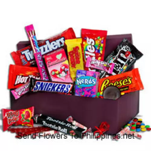 Shoot Cupid’s arrow straight into your sweetie’s heart with our Sweets. Women’s Day Gift Basket! One of the coolest gifts in our Womens's Day Gifts collection, this incredible collection of nostalgic candy is a retro classic that is in perfect style for your Woman. These boxes are loaded with classic sweet candies. After your sweetie has snacked on these sweet snack selections you’ll reap the rewards for the year to come! (Please Note That We Reserve The Right To Substitute Any Product With A Suitable Product Of Equal Value In Case Of Non-Availability Of A Certain Product)